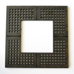 Boomrooster - vierkant gatenpatroon